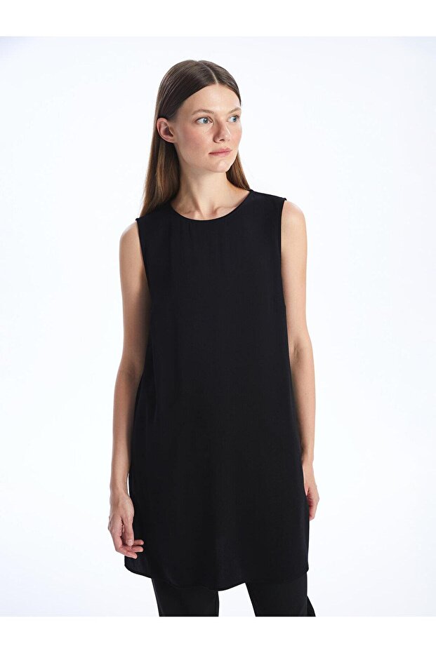LCW Modest - Women's Crew Neck Plain Tunic