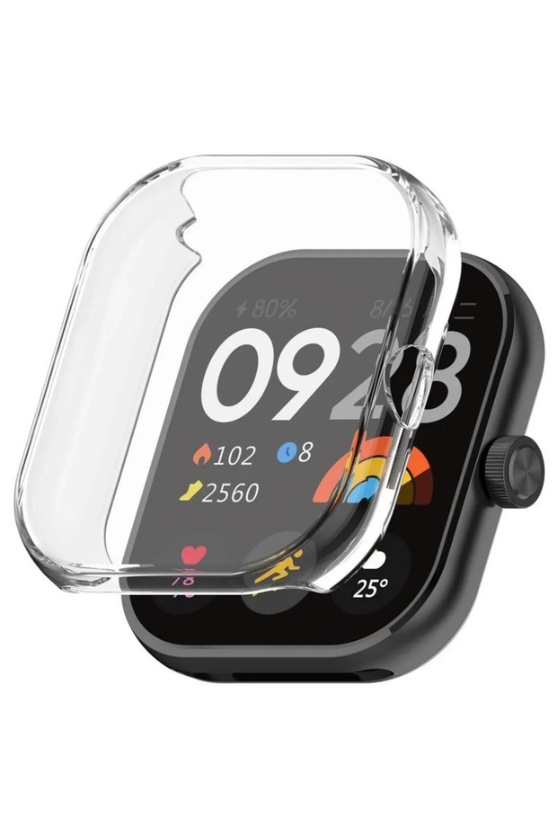 حافظة حماية كاملة وواقي شاشة لهاتف Xiaomi Redmi Watch 4 / Redmi Watch 5 Soft 360