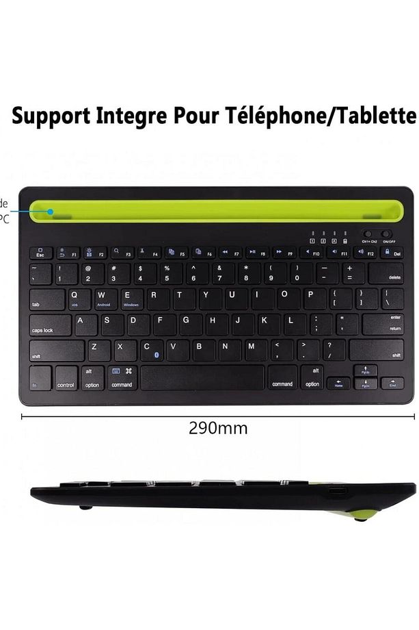 Samsung Galaxy Tab A SM-T285 7" Uyumlu Kablosuz Bluetooth Şarj Edilebilir Tablet Telefon Standlı Kla - 4