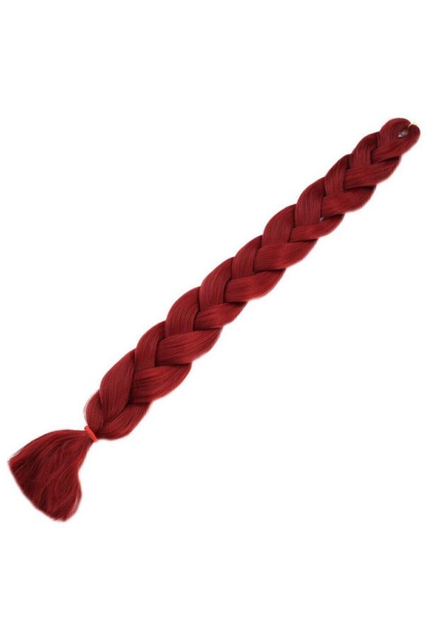 Mina Peruk Sentetik Örgülük Saç X Pression 100 Gr. - Açık Kızıl - 2