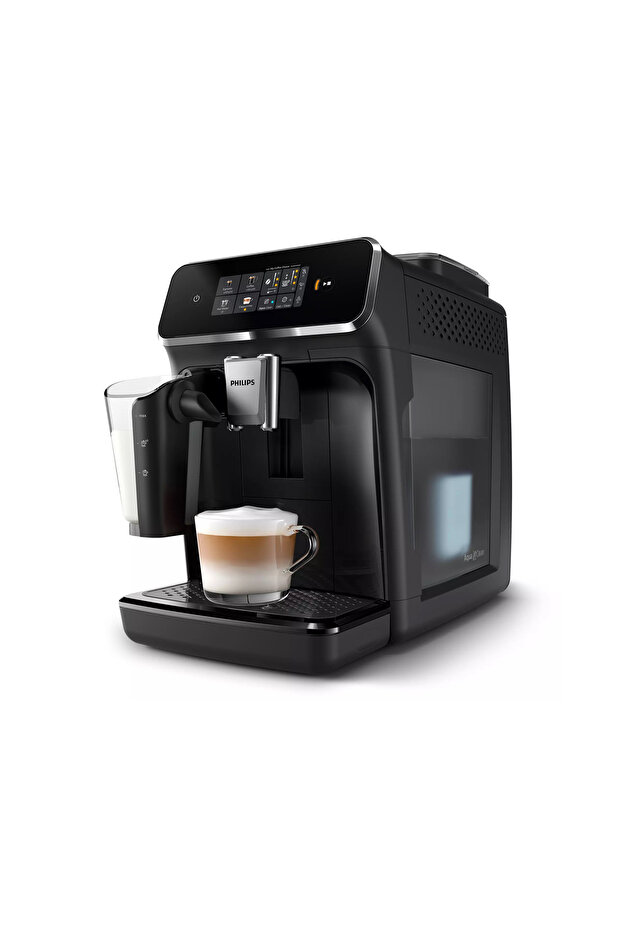 BlacK ESpreSSo machine - Soft milK Foam and Automatic DeSign - 3