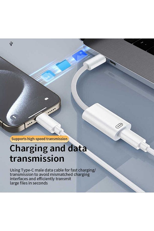 İphone 16/16 Pro/16 Plus/16 Pro Max Macbook Ipad Uyumlu Type-c Usb-c Lightning Çevirici Dönüştürücü - 3
