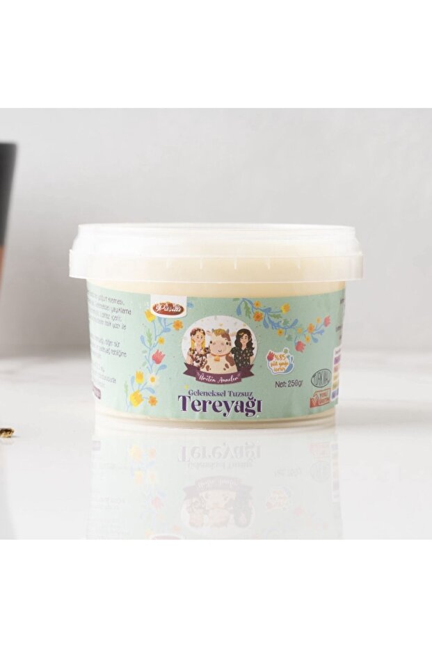 ÜRETEN ANNELER Tuzsuz Pastörize Yayık Tereyağ 250 gr