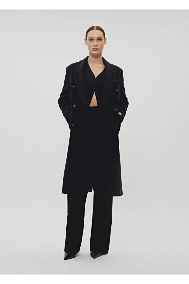 Manteco Wool Double Breasted Coat - 8