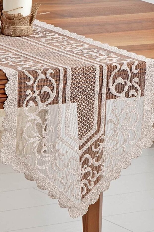 محبوك نمط عداء البني - 1