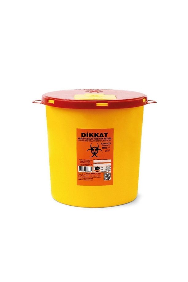 Tıbbi Atık Kutusu-tıbbi Atık Kovası 10 Lt 10 Adet - 1