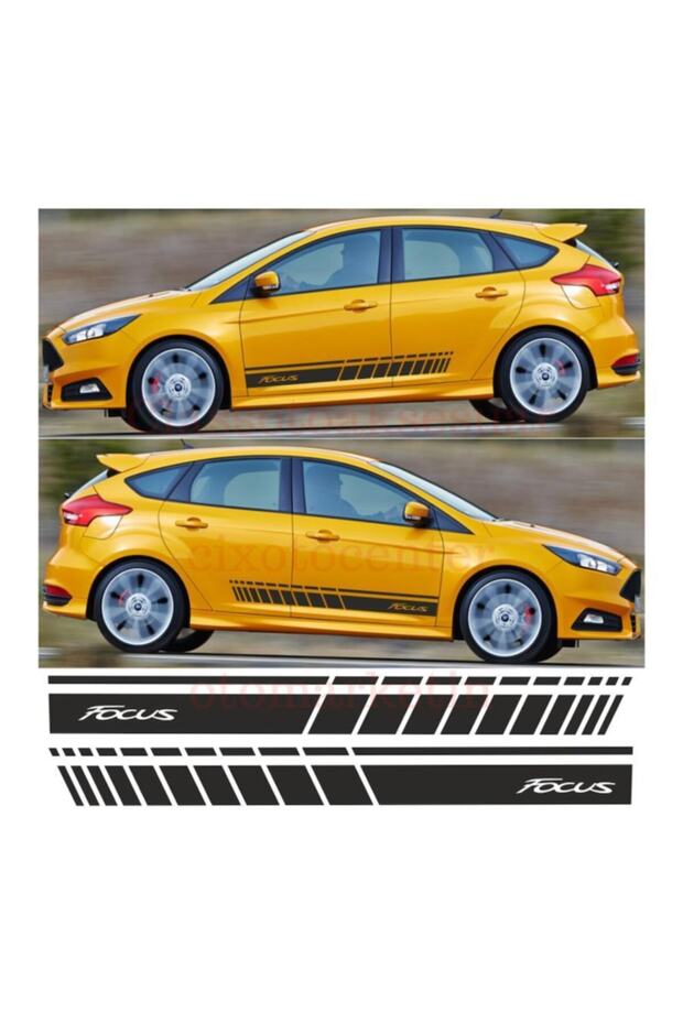 Focus Side Strip Auto Sticker - 2