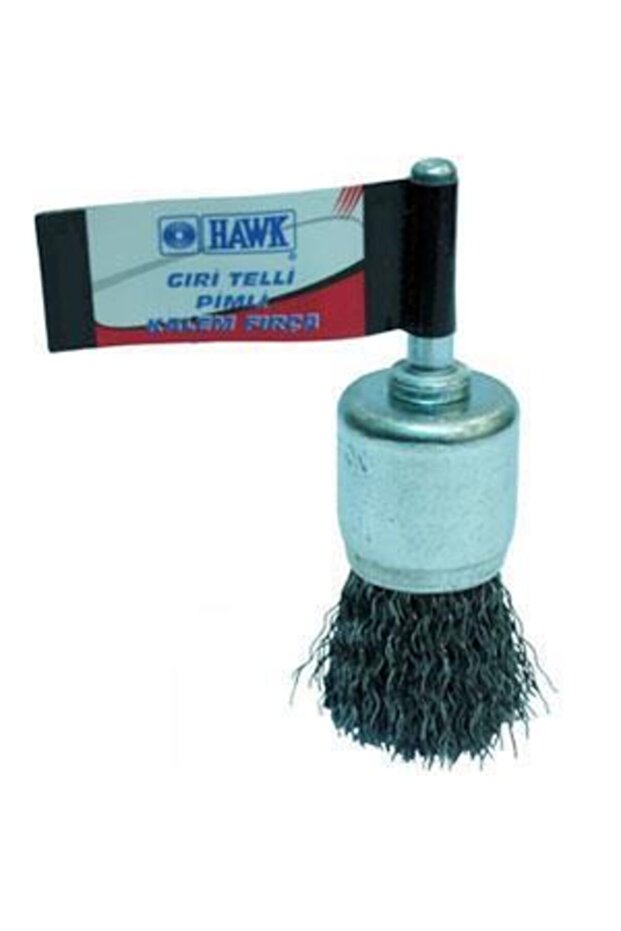 Hawk 11139 25 mm Gray Wire Pin Pen Brush