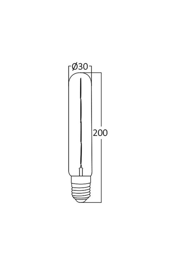 Led Rustik Flamanlı Uzun Ampül 6w E27 Bb62-00620 - 3