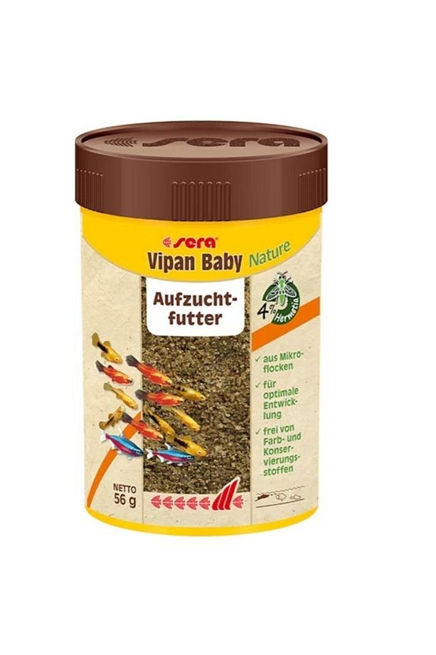 Vipan Baby 100 ml 56 gr Yavru Balık Yemi - 1