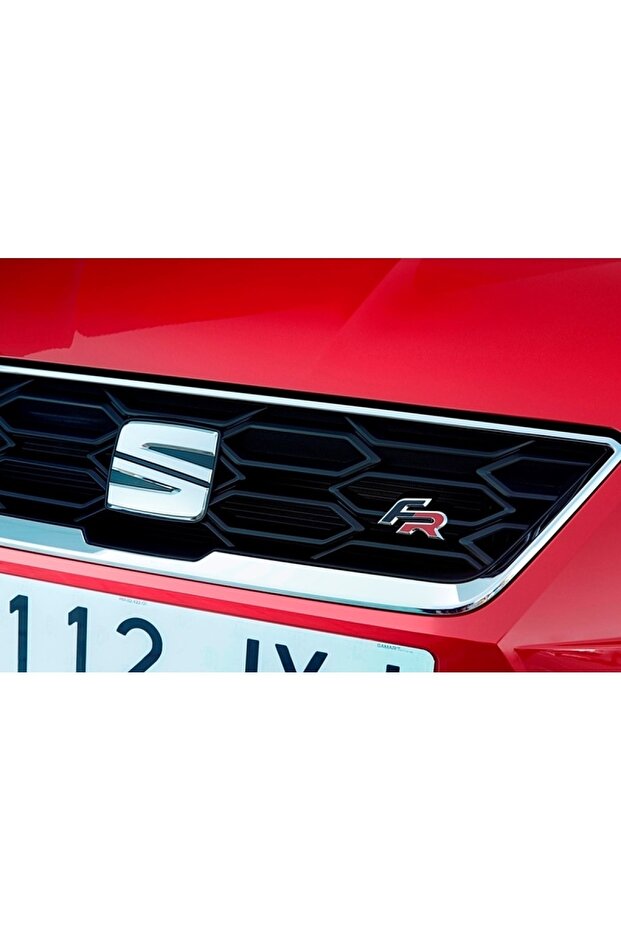 شعار Seat Fr Front Louver مع شعار مثبت بالبراغي شعار Crest Chrome متوافق مع Sk