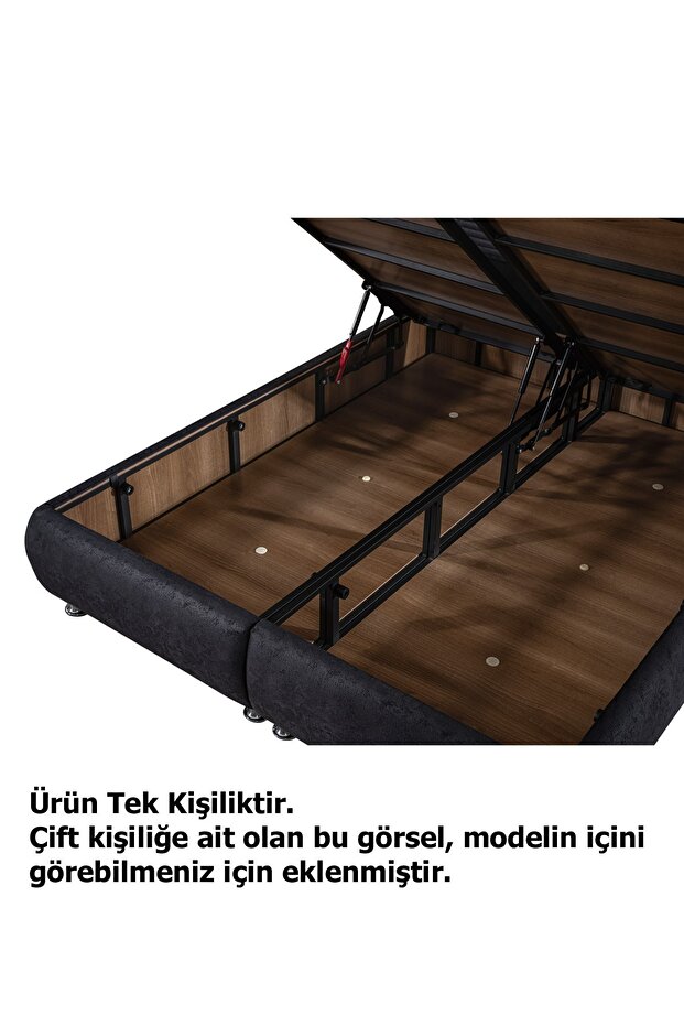 Yakamoz Tek Kişilik Baza ve Başlık Yataksız - 3
