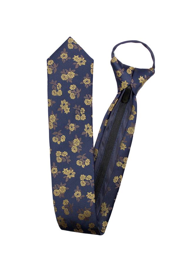 Patterned Zippered Tie - 3