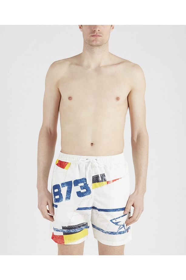 Men's Woven Swımm. Trunks - C.w. Synthetıc - 1