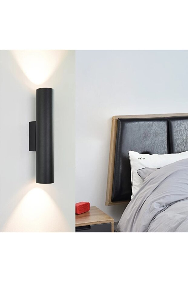 Retro Rustik Duvar Aplik Cift Yönlü Led Aplik Gün Işı Led Ampul Dahil - 1