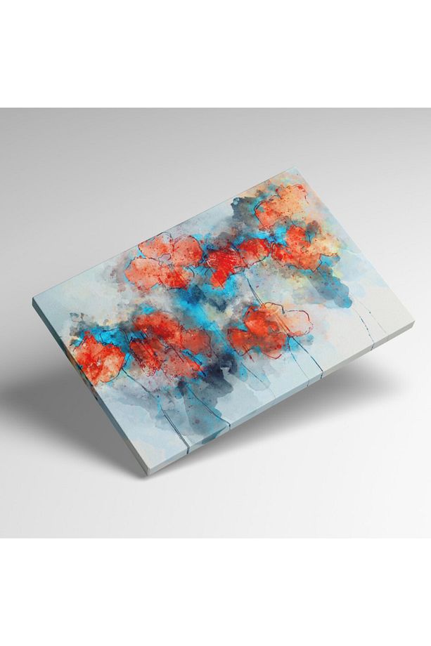 Kanvas Duvar Tablosu Tekli Canvas Soyut Çiçekler Hp093 - 2