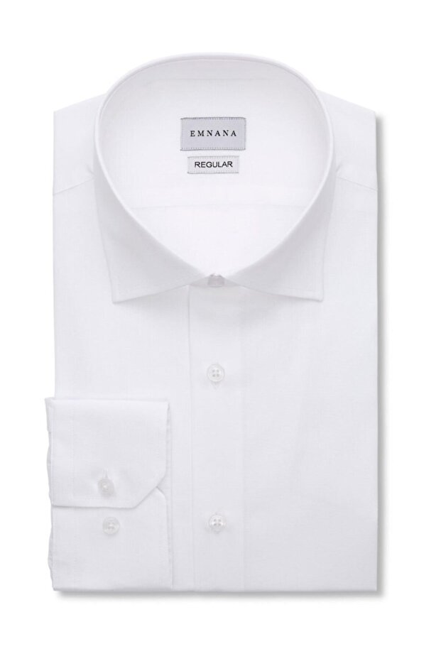 Beyaz Regular Fit Gömlek