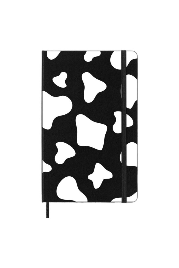 دفتر ملاحظات من الجلد الحراري بنمط البقرة - 1