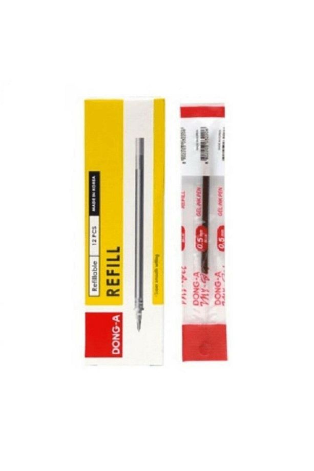 Tükenmez Kalem Yedeği My Jel Kırmızı 12 Li 211130 (1 PAKET 12 ADET) - 1
