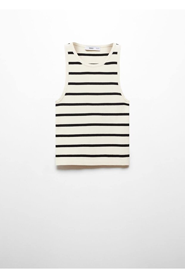 Askılı triko bluz - 3