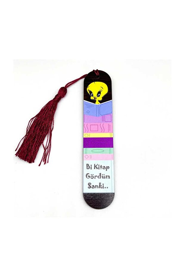 Sanki - Illustrated and Tasseled Bookmark