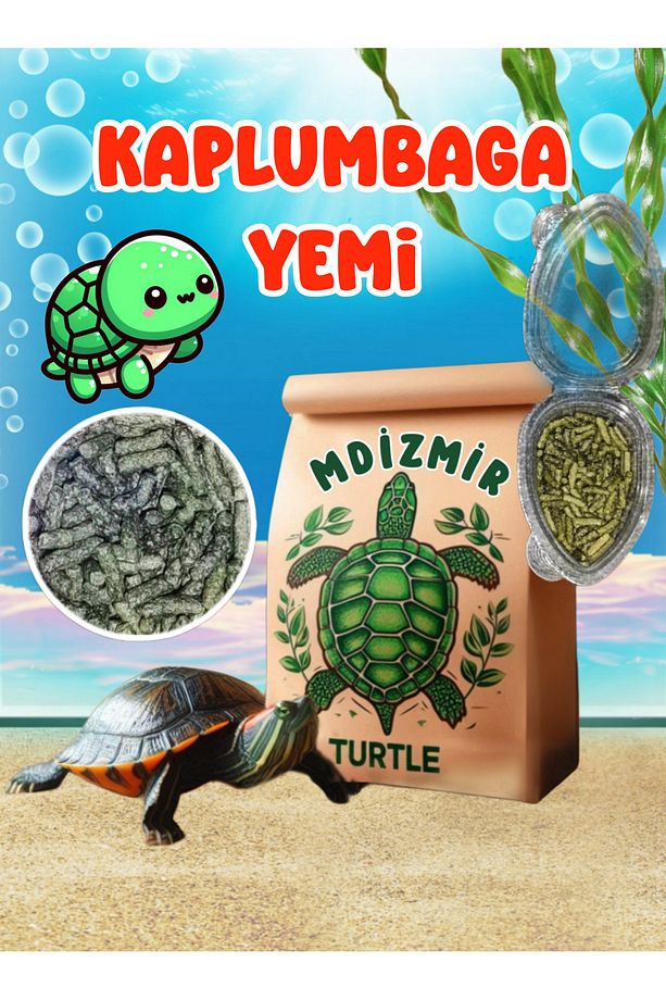 M Boy / Kaplumbağa Rampası & Kaplumbağa Yemi Seti Zemin Tipi'dir. - 2