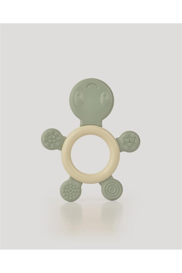 Gray Turtle Teether - Cute and Fun Baby Teether Set