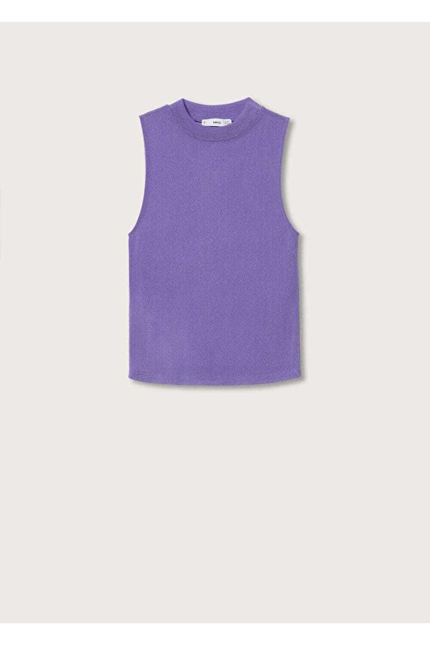 Yarı Şeffaf Triko Bluz - 3