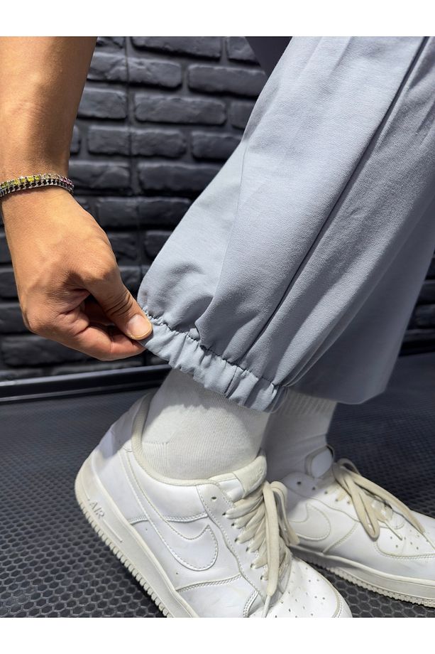 Erkek %100 Pamuk  Jogger Eşofman Altı Spor Eşofman Rahat Hava Alan - 3