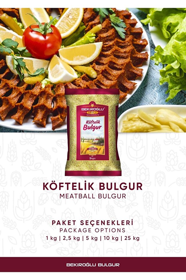 Bekiroğlu Arvila Köftelik Bulgur 5 KG - 1