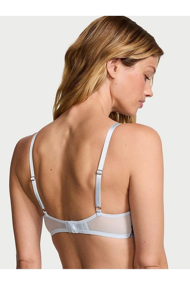 Boho Çiçek İşlemeli Push-Up Sütyen - 2