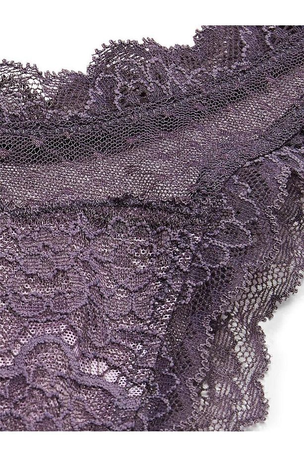 File Dantelli V-string Külot - 4