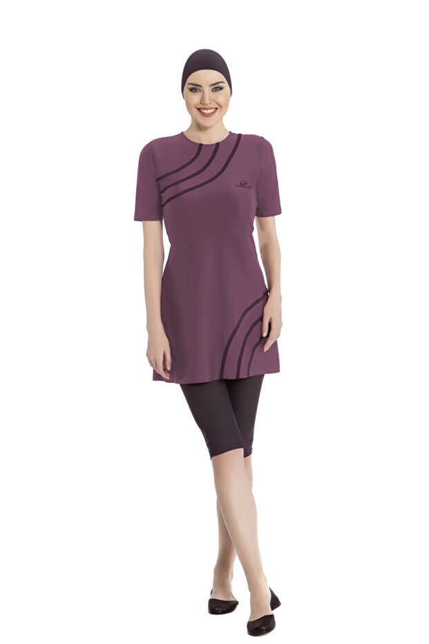 Women's Short Sleeve Hijab Swimsuit