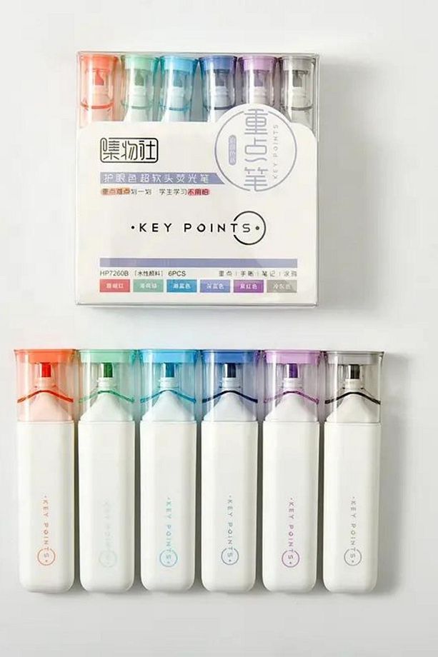 Key Point Soft Tonlar Fosforlu Kalem Seti - 1
