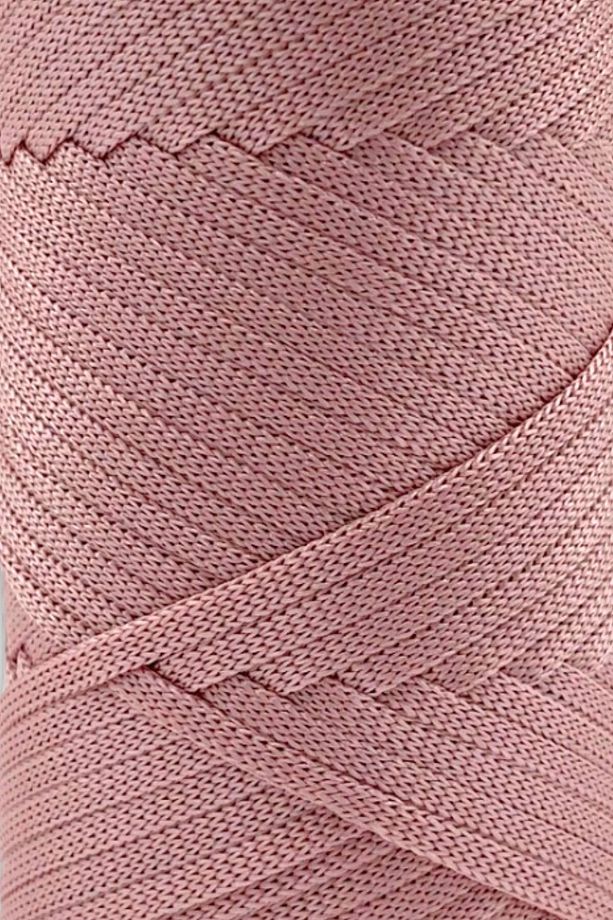 Premium Ribbon Polyester Ip 200 gr Polyester Makrome Ipi Bileklik Ipi Çanta Supla Ipi Hobi Ipi Pembe - 2