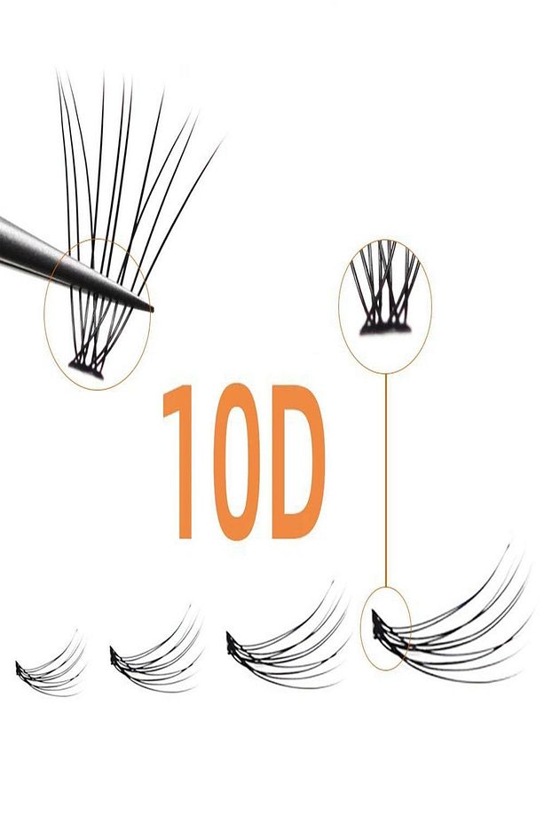 10D Demet Tekli Takma Kirpik- 14MM - 7
