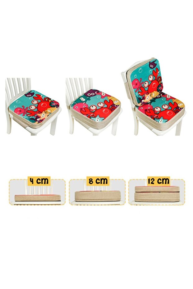 High Chair Riser Portable Foldable Increased Chair Riser Elephant - 3