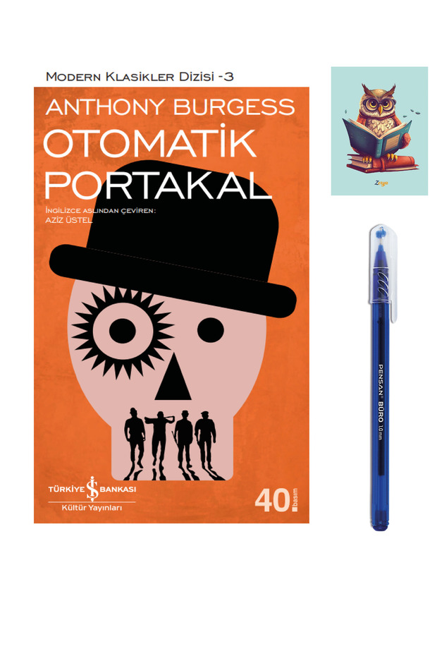 Otomatik Portakal - 9786254052835 - Anthony Burgess - (Pencil and Notebook)