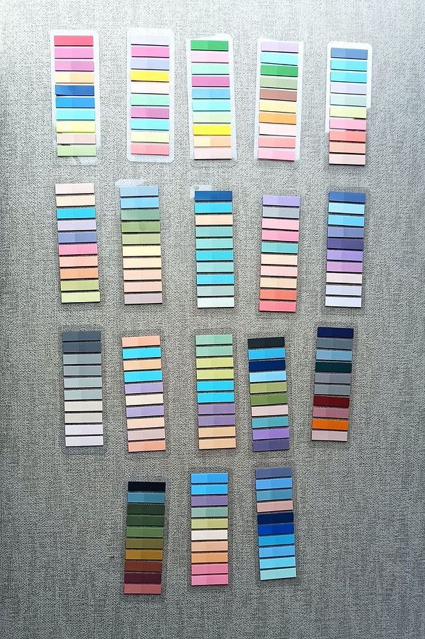 200 Yaprak 1 Paket Pastel Renk Post-it Yapışkanlı Not Kağıdı Index Sticker Indeks - 3