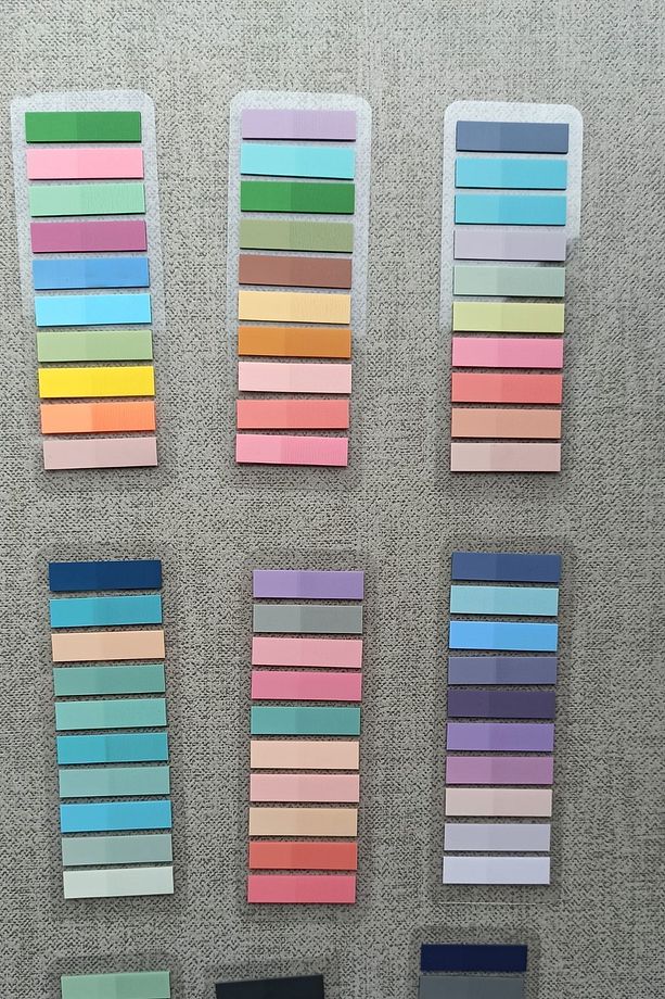 200 Yaprak 1 Paket Pastel Renk Post-it Yapışkanlı Not Kağıdı Index Sticker Indeks - 6