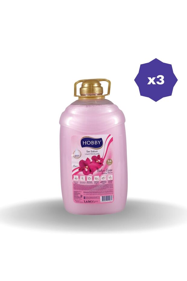 Bahar Çiçeği Sıvı Sabun 3 Lt X 3 Adet - 1