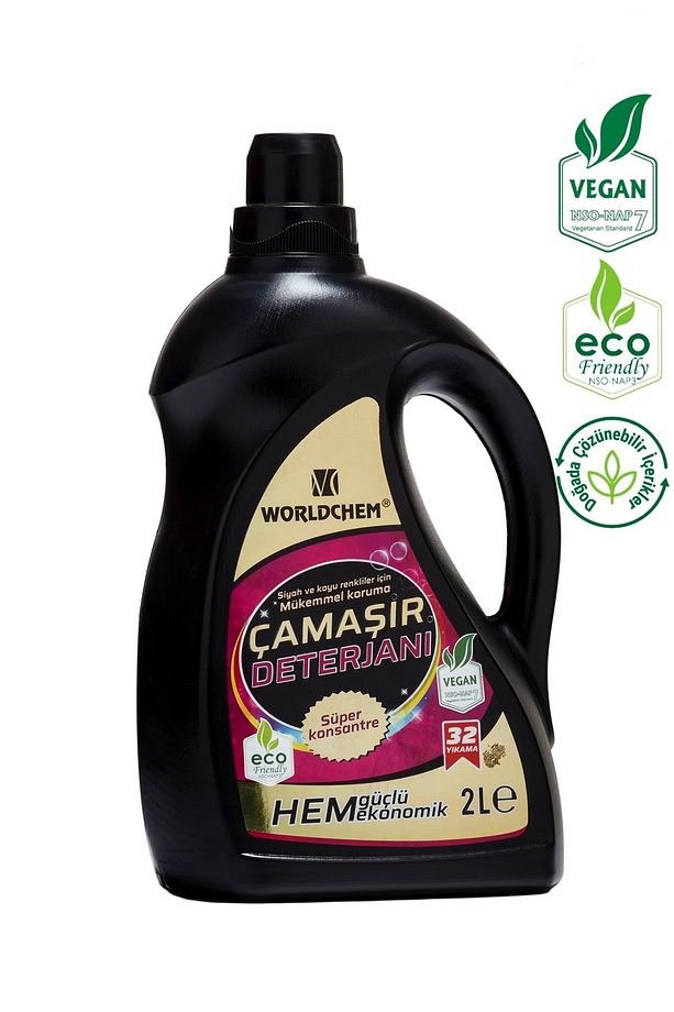 Bitkisel Sıvı Çamaşır Deterjanı Siyahlar Için Çevre Dostu Konsantre 2 L - 1