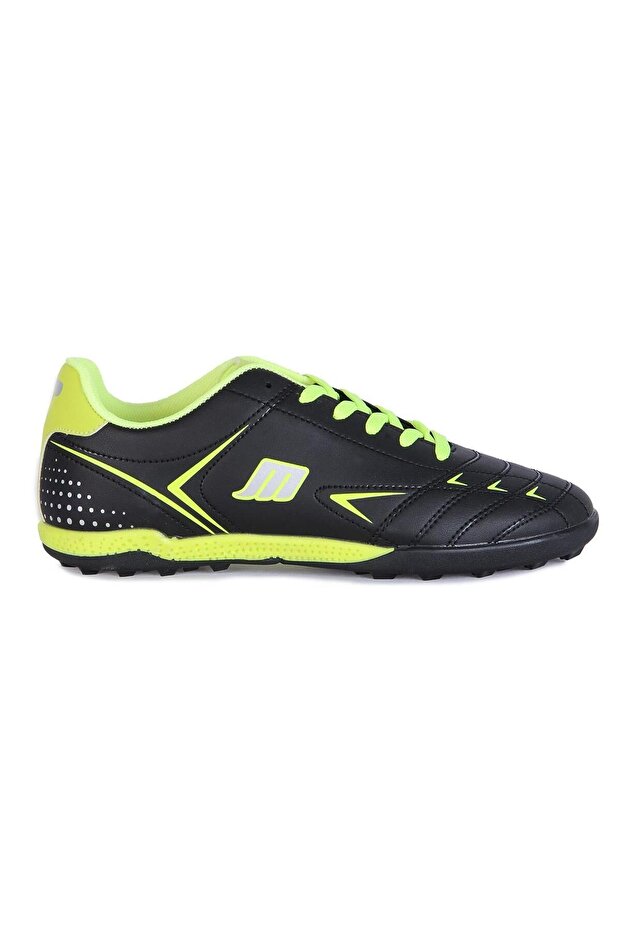 Mp 242-2102 Black-Yellow Turf Grass Men's Football Shoes