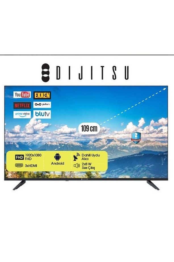 43ds10000 43" 109ekran Fhd Android Smart Led Tv Wi-fi - 2