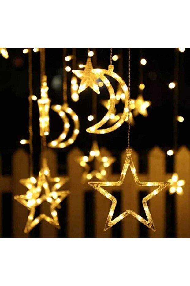 Ay + Yıldız Perde Led - 2