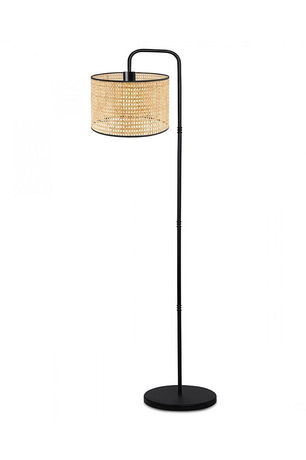 Urban Hazeran Rattan Lambader Gece Lambası Metal Ayak - 2