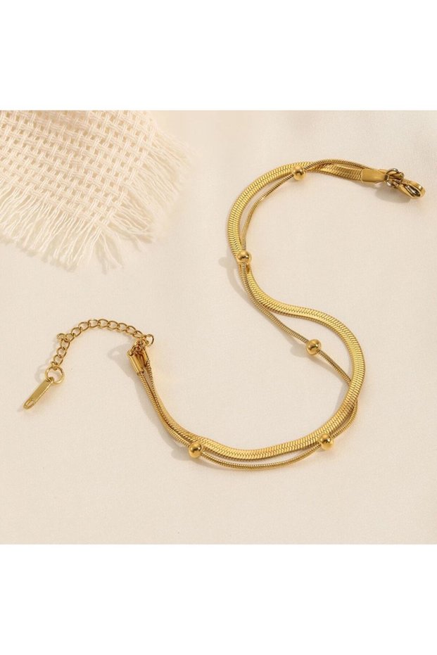 Steel Anklet Italian Chain Anklet 2-Piece Anklet New Season