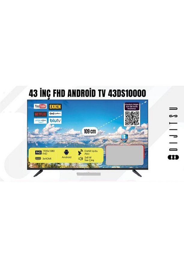 43ds10000 43" 109ekran Fhd Android Smart Led Tv Wi-fi - 1