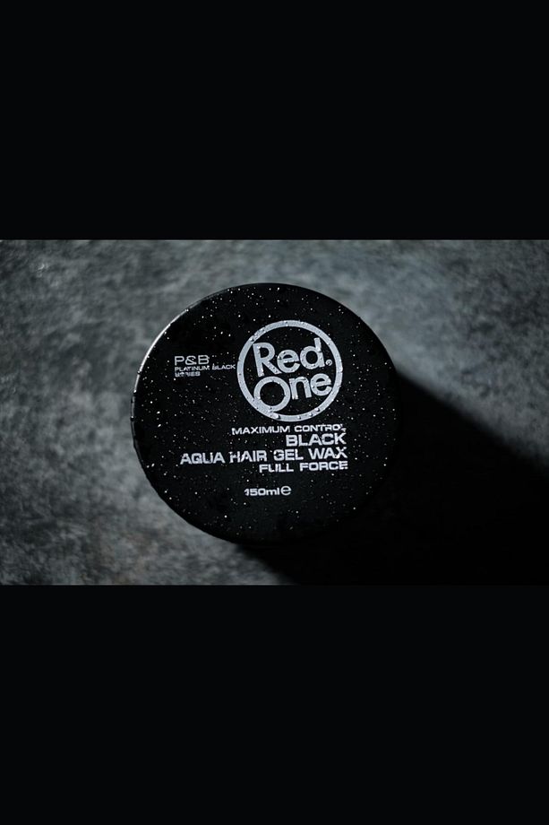 Aqua Saç Waxı Siyah 50 ml Seyahat Boyu Kiraz Kokusu Güçlü Tutuş Erkek ve Kadın Saç Wax - 5