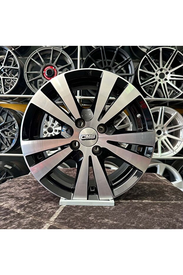 15" (inç) 4x100 Uyumlu CMS Jant Modeli  ( 4 ADET FİYATIDIR) - 1